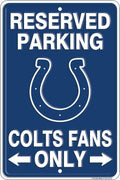 Indianapolis Colts Sm Parking Sign