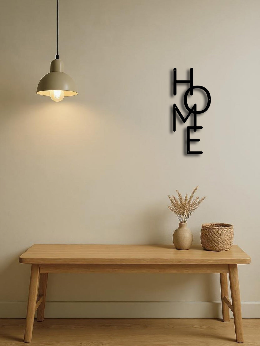 Metal Wall Decor HOME Letter Wall Sign Unique Design For Bedroom