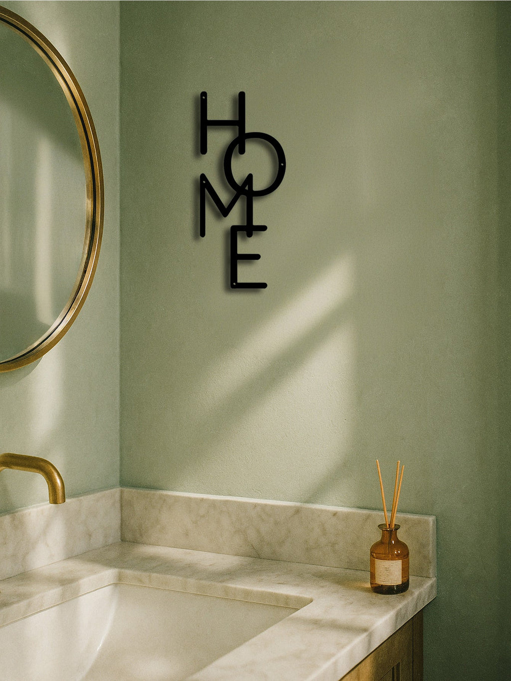 Metal Wall Decor HOME Letter Wall Sign Unique Design For Bedroom