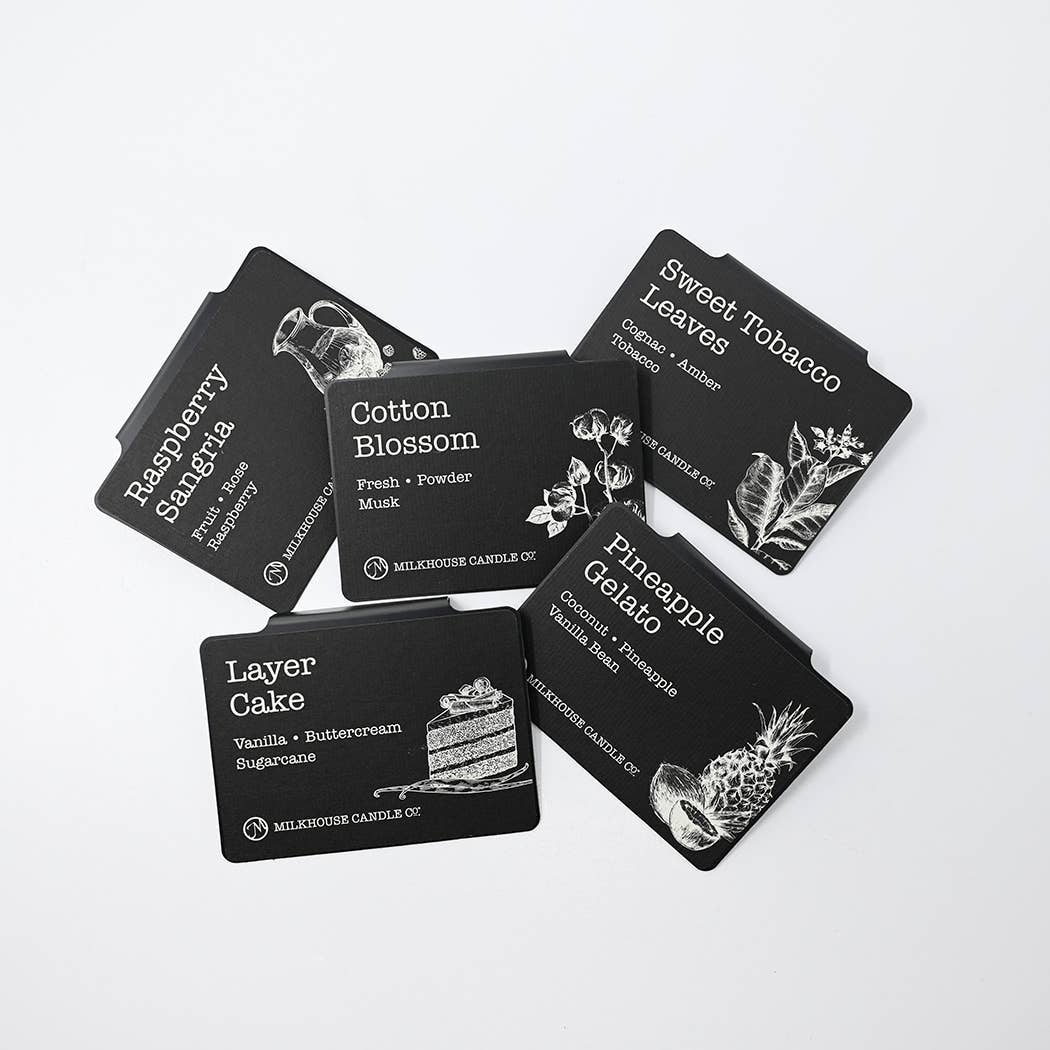 Candle Bar Scent Label Signs – A La Carte Label Signs: Peaches & Poppies