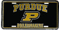 Purdue Boilermakers Black - License Plates