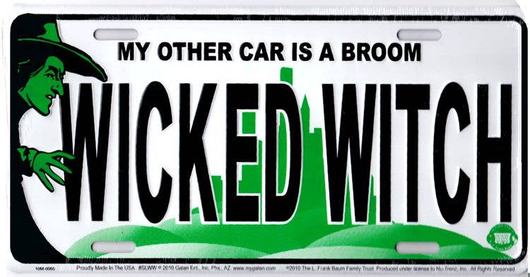 Wicked Witch - License Plate
