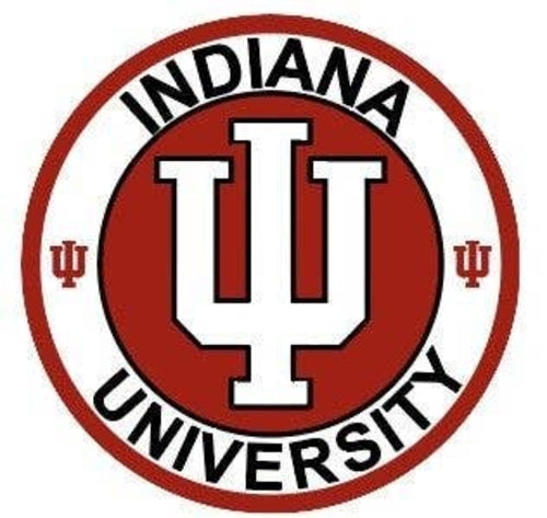 3 Inch Cloth  Patch Indiana-University-Metal-Signs