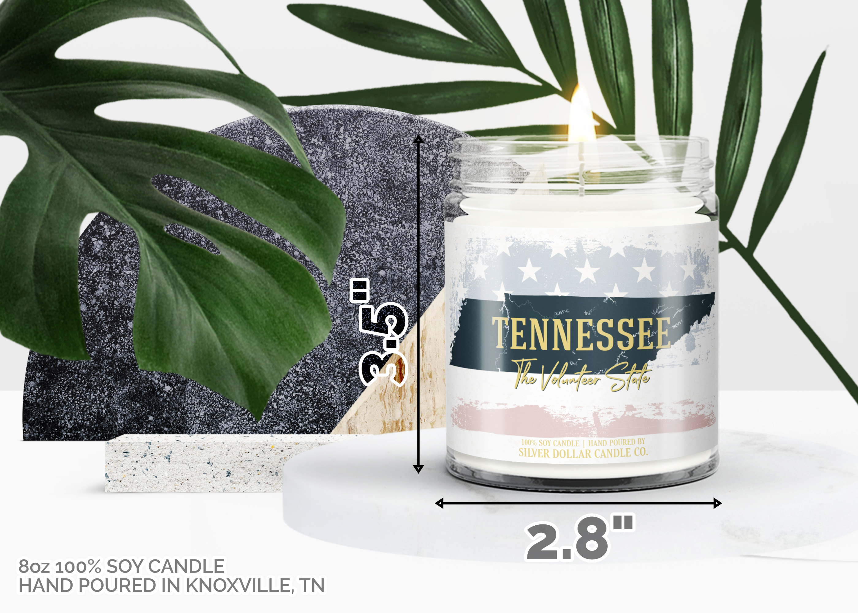 Indiana State Candle - Missing Home and Nostalgia Candle - 9/16oz 100%