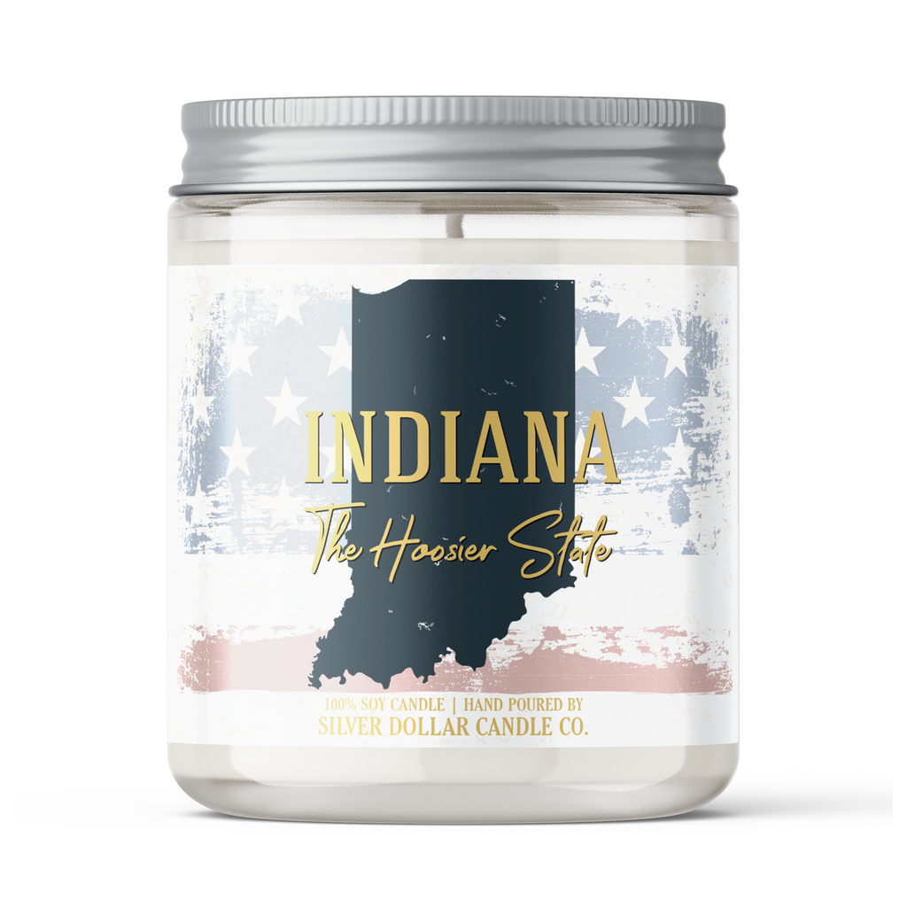 Indiana State Candle - Missing Home and Nostalgia Candle - 9/16oz 100%