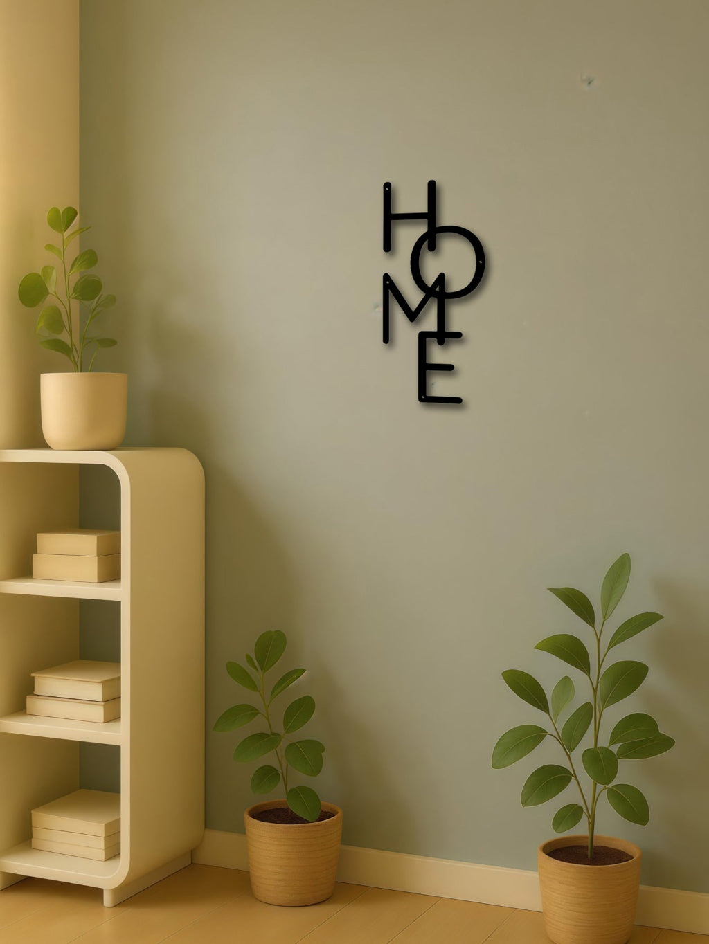 Metal Wall Decor HOME Letter Wall Sign Unique Design For Bedroom
