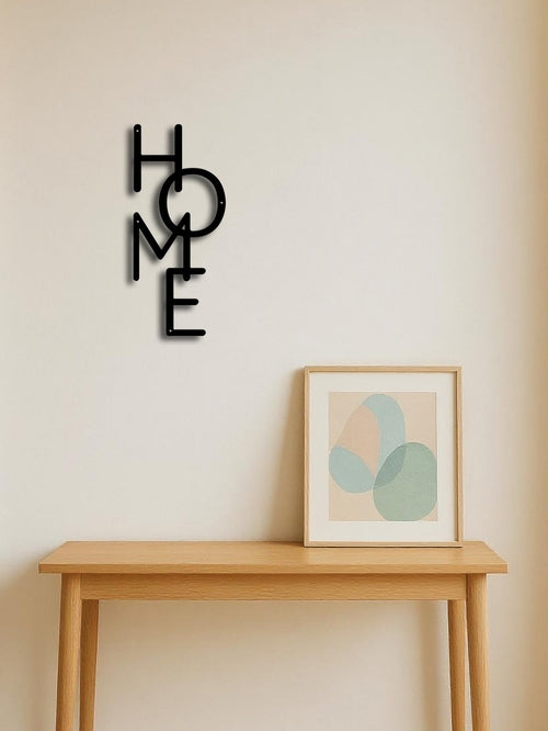 Metal Wall Decor HOME Letter Wall Sign Unique Design For Bedroom