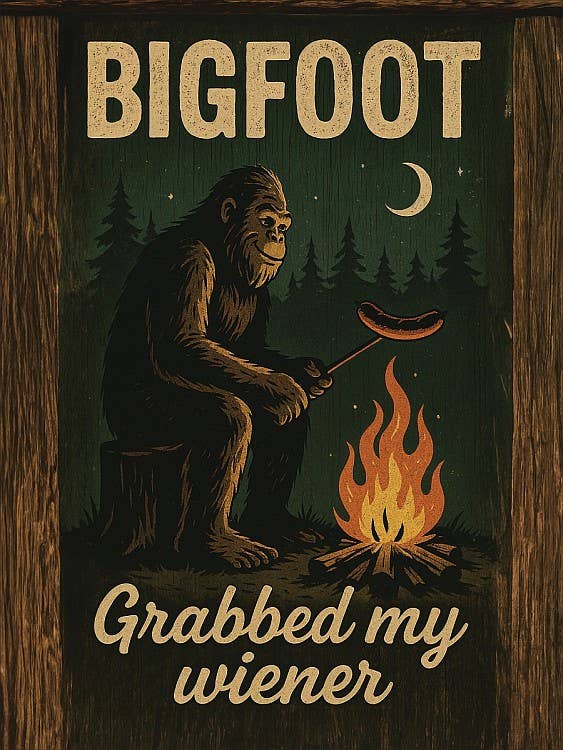 Bigfoot Wiener: Magnet